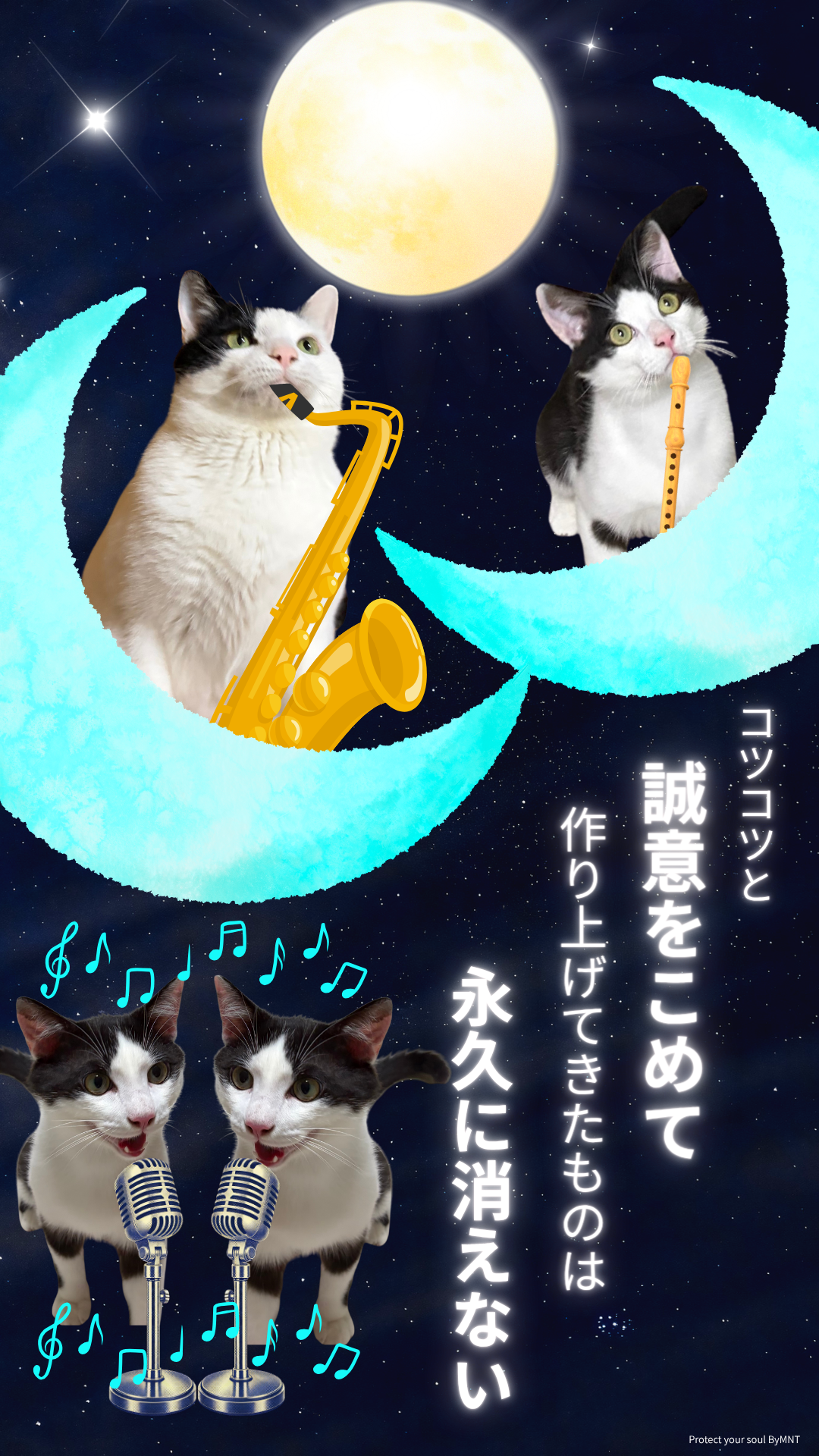 S01-032【魂に響く言霊CAT待受】